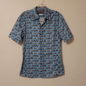 Dolce & Gabbana Casual Button-Down  Succulent Print Throughout Men's Shirt 15.5